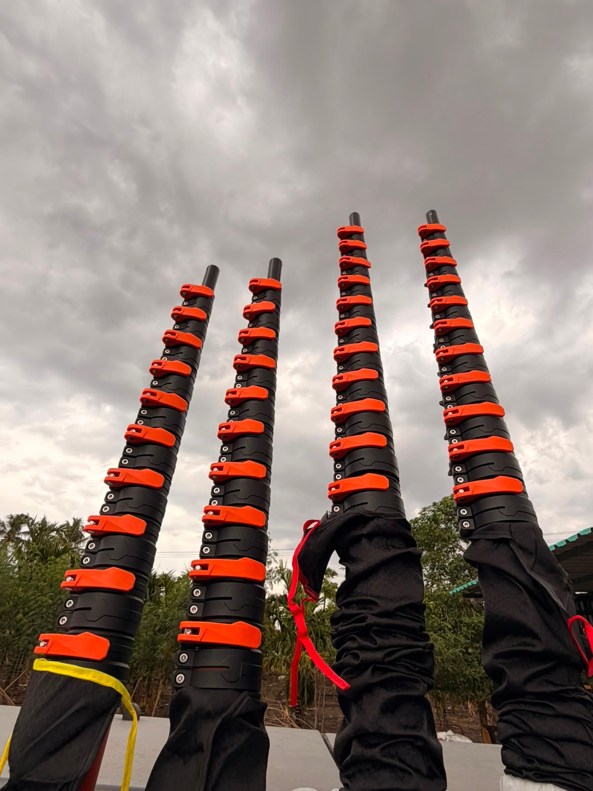 SKANDHA carbon fiber harvesting pole range